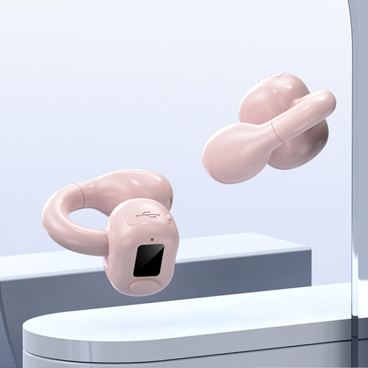 M10 IPX5 Waterproof Ear Clip Bluetooth Earphones, Style:, M10 Single Black, M10 Single White, M10 Single Pink, M10 Single Skin Color, M10 Single Green, M10 Doble Pink, M10 Doble Green, M10 Doble Skin Color, M10 Doble Black, M10 Doble White