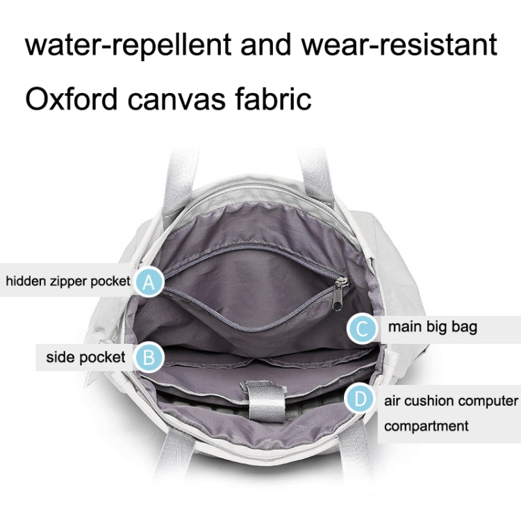 Student Backpack Waterproof USB Laptop Bag, Size:, Medium (Gray), Medium (Black), Large (Gray), Large (Black)