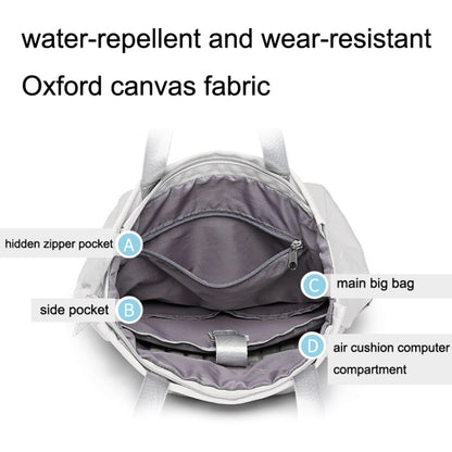 Student Backpack Waterproof USB Laptop Bag, Size:, Medium (Gray), Medium (Black), Large (Gray), Large (Black)