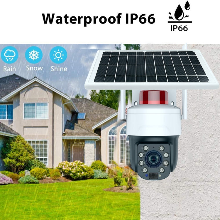 RH-Q10 Graffiti 5MP Wifi Wireless Solar Camera 30X Optical Zoom Auto Tracking Patrol IP66 Waterproof, RH-Q10