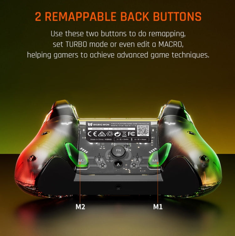 RGB Light Wired Gamepad Controller For PC/Switch, BIGBIGWON C1 Lite, BIGBIGWON C1 Lite+R90, BIGBIGWON C1 S, BIGBIGWON C1 S+R90