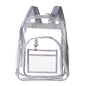 PVC Transparent Waterproof Backpack Student School Bag, Large Purple, Large Light Grey, Large Black, Small Pink, Small Black, Small Gray, Candy Color Black, Candy Color Green, Candy Colo Pink