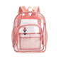 PVC Transparent Waterproof Backpack Student School Bag, Large Purple, Large Light Grey, Large Black, Small Pink, Small Black, Small Gray, Candy Color Black, Candy Color Green, Candy Colo Pink