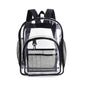 PVC Transparent Waterproof Backpack Student School Bag, Large Purple, Large Light Grey, Large Black, Small Pink, Small Black, Small Gray, Candy Color Black, Candy Color Green, Candy Colo Pink