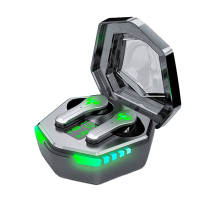 N35 TWS Colorful Light In-Ear Low Latency Wireless Bluetooth Game Earphones, Digital Display, Non-digital Display