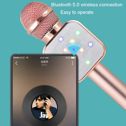 WS-1818 LED Light Flashing Microphone Self-contained Audio Bluetooth Wireless Microphone