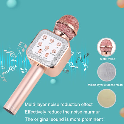 WS-1818 LED Light Flashing Microphone Self-contained Audio Bluetooth Wireless Microphone