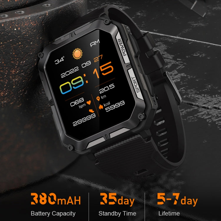 C20 Pro 1.83 Inch IP68 Waterproof Bluetooth Call Three-Proof Smart Sports Watch