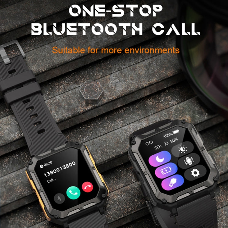 C20 Pro 1.83 Inch IP68 Waterproof Bluetooth Call Three-Proof Smart Sports Watch