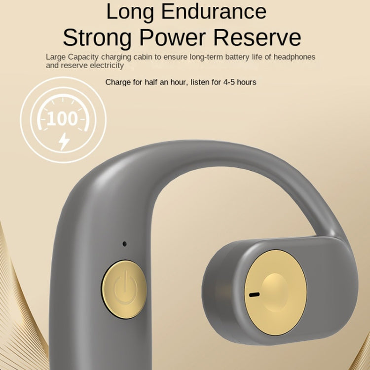 OWS Bone Conduction Wireless Bluetooth Sports Earphones, G15 (Black), G15 (Gray)