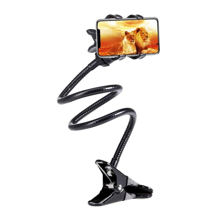 Double-clamp Camera Phone Holder Extended Metal Bending Bracket, Double-clamp