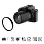 Dual-camera Night Vision 64 Million Pixel High-definition WIFI Digital Camera, Standard Without Memory Card, Standard+Fill Light, Standard+Macroscopic Mirror, Standard+Microphone, Standard+Handheld Bracket, Standard+Light+Lens+Mic+Bracket