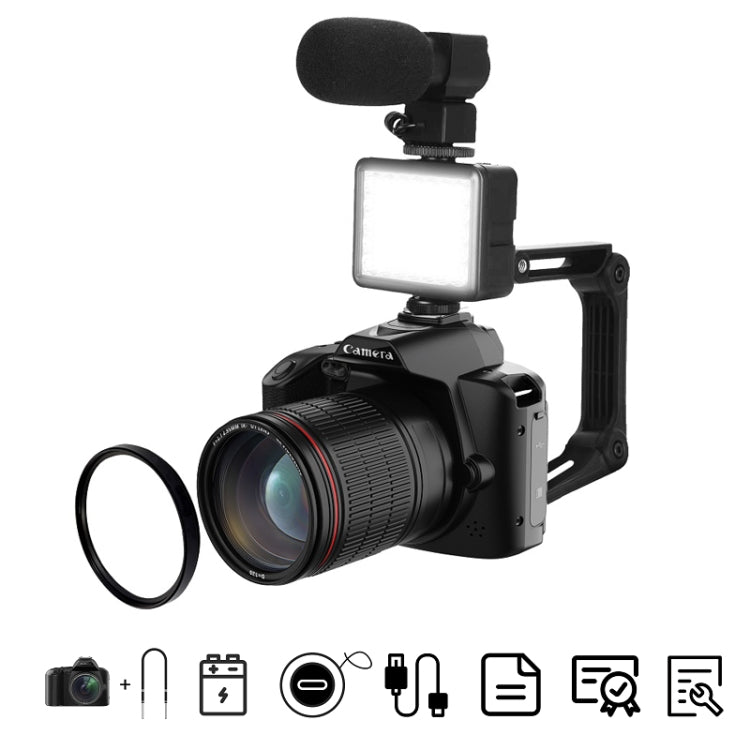 Dual-camera Night Vision 64 Million Pixel High-definition WIFI Digital Camera, Standard Without Memory Card, Standard+Fill Light, Standard+Macroscopic Mirror, Standard+Microphone, Standard+Handheld Bracket, Standard+Light+Lens+Mic+Bracket