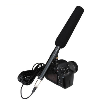 28cm Smart Noise Reduction Live Sound Card Computer Microphone Phone Camera News Interview Microphone, 28cm Interview Microphone