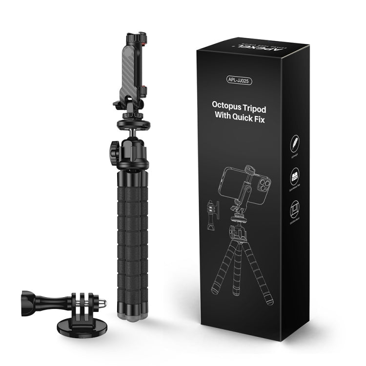 APEXEL APL-JJ025 Camera Mobile Phone Outdoor Selfie Live Lazy Bracket Multifunctional Octopus Tripod, APL-JJ025