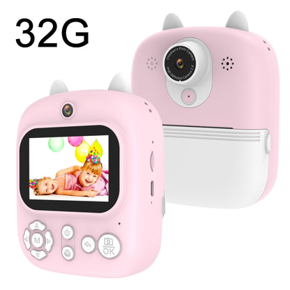 1200W Pixel  2.4 Inch Display Children Print Instant Camera, Standard Pink, Standard Blue, Standard Purple, 32G+Card Reader  Pink, 32G+Card Reader Blue, 32G+Card Reader Purple