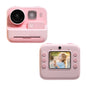 Children Instant Print Camera 4800W Pixel 2-Inch Screen Dual Lens Photography Camera, K27 Pink, K27 Yellow