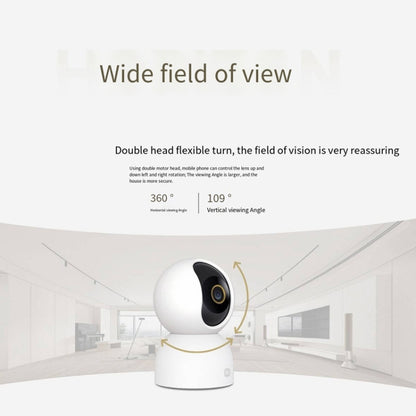 Original Xiaomi Mijia Smart Camera 3 PTZ Version 3K AI Detection Baby Monitor 5MP 360 Degree View Webcam Day & Night Work Infrared Night Vision, With US Plug Adapter, 3 PTZ Version