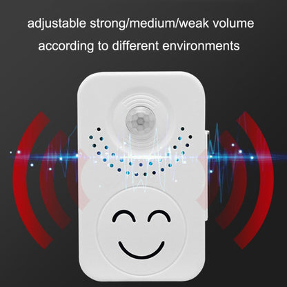 Small Horn Voice Announcement Sensor Entrance Voice Broadcaster Can Used As Doorbell, Rechargeable Square, Battery Square, Battery Round, Rechargeable Round