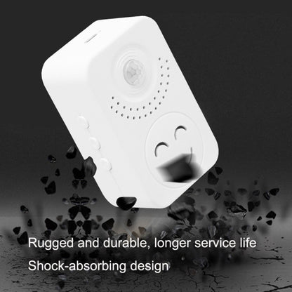 Small Horn Voice Announcement Sensor Entrance Voice Broadcaster Can Used As Doorbell, Rechargeable Square, Battery Square, Battery Round, Rechargeable Round