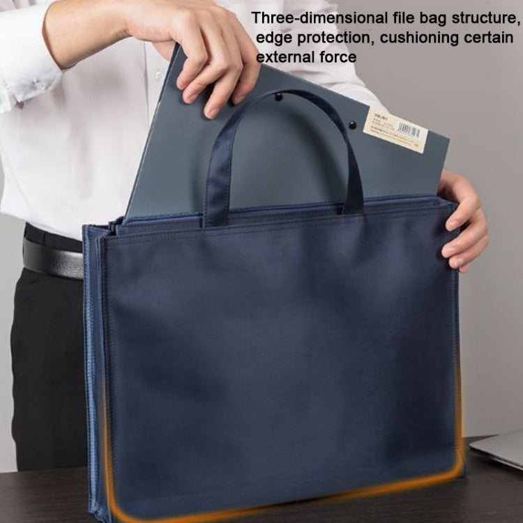 Deli Portable Briefcase Large Capacity Business Casual Portable Storage Document Bag, 63761, 63762