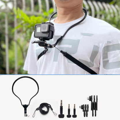 TUYU Camera Neck Holder Mobile Phone Chest Strap Mount  For Video Shooting//POV, Standard (Black), Standard (Blue), With Phone Clip (Black), With Phone Clip (Blue), Vertical Shooting (Black), Vertical Shooting (Blue), Vertical +Phone Clip (Black)