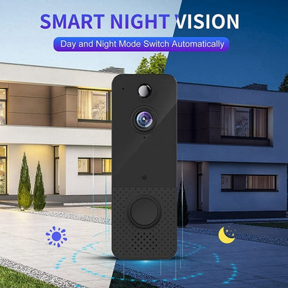 T8  720P Wireless Wifi Remote Video Doorbell Intercom Infrared Night Vision AI Recognition Doorbell, 2600 mAh, 1800 mAh, Without Battery, Alone Machine