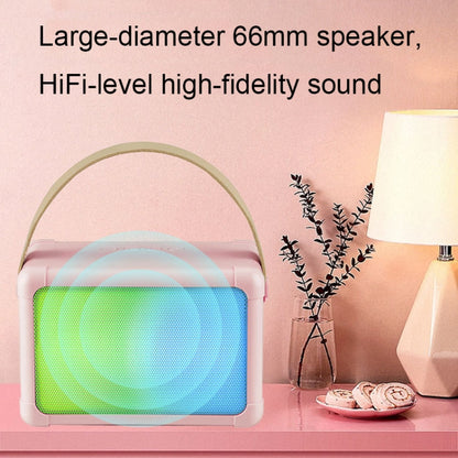 Portable RGB Lighting Effect Bluetooth Speaker Home Mini Karaoke Audio, Speaker, Single Microphone+Speaker, Dual Microphone+Speaker