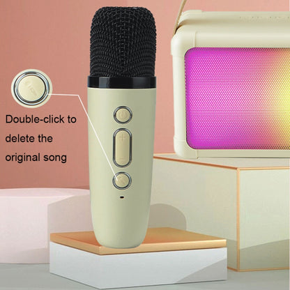 Portable RGB Lighting Effect Bluetooth Speaker Home Mini Karaoke Audio, Speaker, Single Microphone+Speaker, Dual Microphone+Speaker