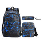 Three-Piece Student Backpack Set Casual Large Capacity Outdoor Travel Backpack