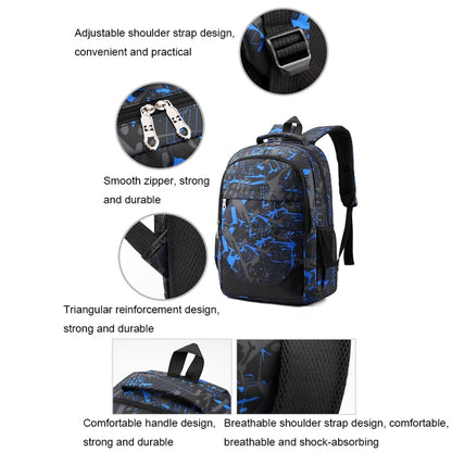 Three-Piece Student Backpack Set Casual Large Capacity Outdoor Travel Backpack