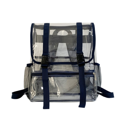 Transparent PVC Large Capacity Casual Outdoor Waterproof Travel Backpack