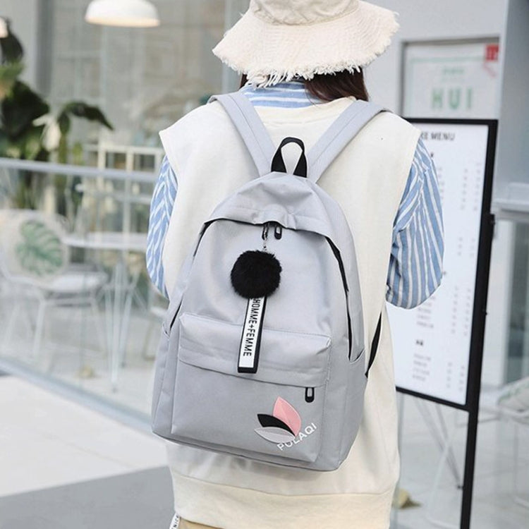 Canvas Shoulder Bag Large Capacity Student Travel Backpack