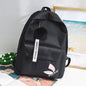 Canvas Shoulder Bag Large Capacity Student Travel Backpack