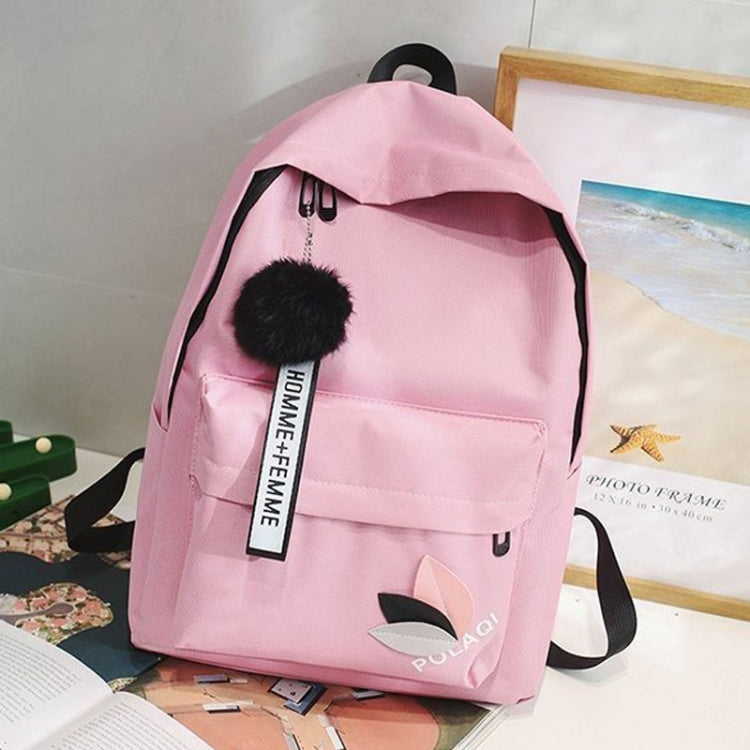 Canvas Shoulder Bag Large Capacity Student Travel Backpack