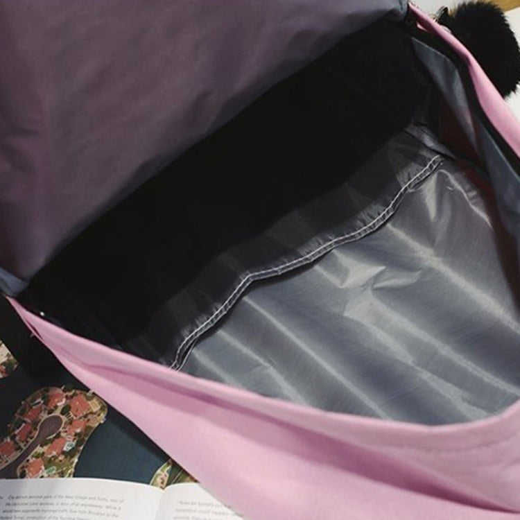 Canvas Shoulder Bag Large Capacity Student Travel Backpack