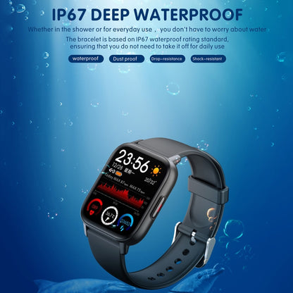 QS16Pro 1.83 inch Heart Rate / Blood Pressure Monitoring Waterproof Sports Smart Watch