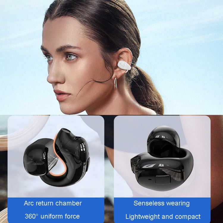 Clip-On Single Ear Bluetooth Earphone Wireless Earphone For Sports And Gaming, Box