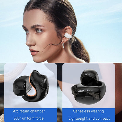 Clip-On Single Ear Bluetooth Earphone Wireless Earphone For Sports And Gaming, Box