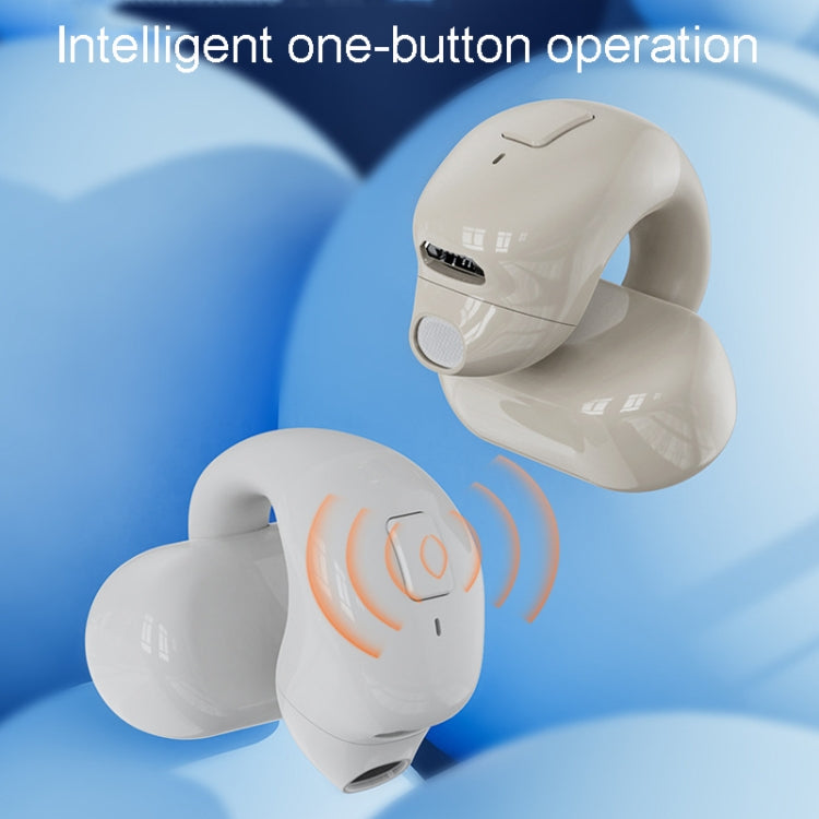 Clip-On Single Ear Bluetooth Earphone Wireless Earphone For Sports And Gaming, Box