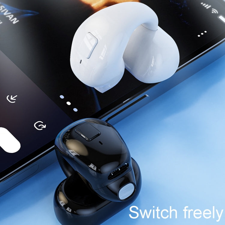 Clip-On Single Ear Bluetooth Earphone Wireless Earphone For Sports And Gaming, Box