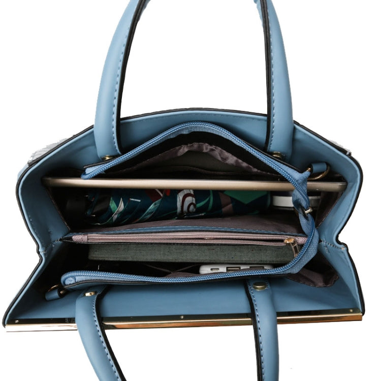 Women Stone Pattern Patchwork Handbag Shoulder Bag Crossbody Bag, Single