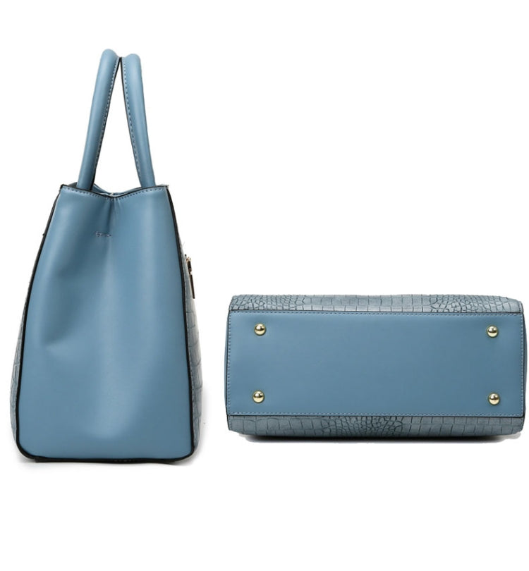 Women Stone Pattern Patchwork Handbag Shoulder Bag Crossbody Bag, Single
