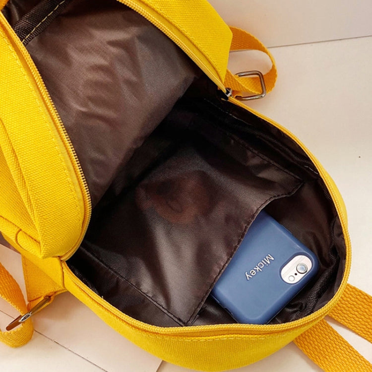 Cartoon Kindergarten Schoolbag Boys And Girls Baby Cute Canvas Shoulder Bag, Deer Yellow, Deer Black, Deer Pink, Bear Yellow, Bear Black, Bear Pink