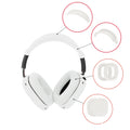 For AirPods Max Headphones 4-in-1 Silicone Replacement Cover Kit, 4-in-1 (White), 4-in-1 (Red), 4-in-1 (Transparent Black)