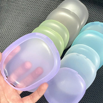 For AirPods Max Headphones 4-in-1 Silicone Replacement Cover Kit, 4-in-1 (White), 4-in-1 (Red), 4-in-1 (Transparent Black)