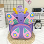 Children Schoolbag Shoulder Bag Girls Cute Cartoon Butterfly Backpack