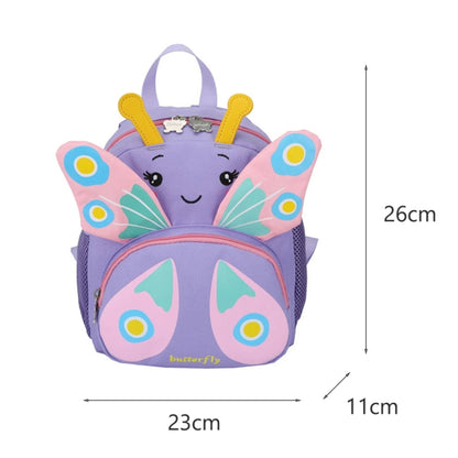 Children Schoolbag Shoulder Bag Girls Cute Cartoon Butterfly Backpack