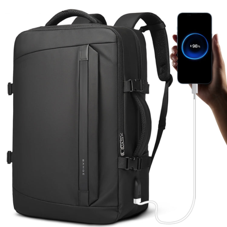 BANGE BG-2892 Mens Business Double-Shoulder Backpack Large Capacity Traveling Computer Bag