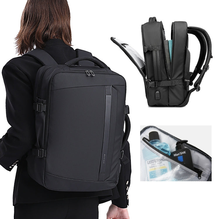 BANGE BG-2892 Mens Business Double-Shoulder Backpack Large Capacity Traveling Computer Bag